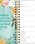 Scriptures And Florals 2027 Monthly/Weekly Planner