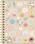 Scriptures And Florals 2027 Monthly/Weekly Planner