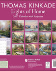 Thomas Kinkade Lights of Home & Scripture 2027 Wall Calendar