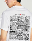 Panda Doodle Adult Embroidered T-shirt | Bookazine HK