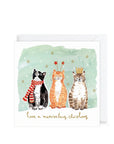 Christmas Cards Pets Cats Dogs 10 Pack
