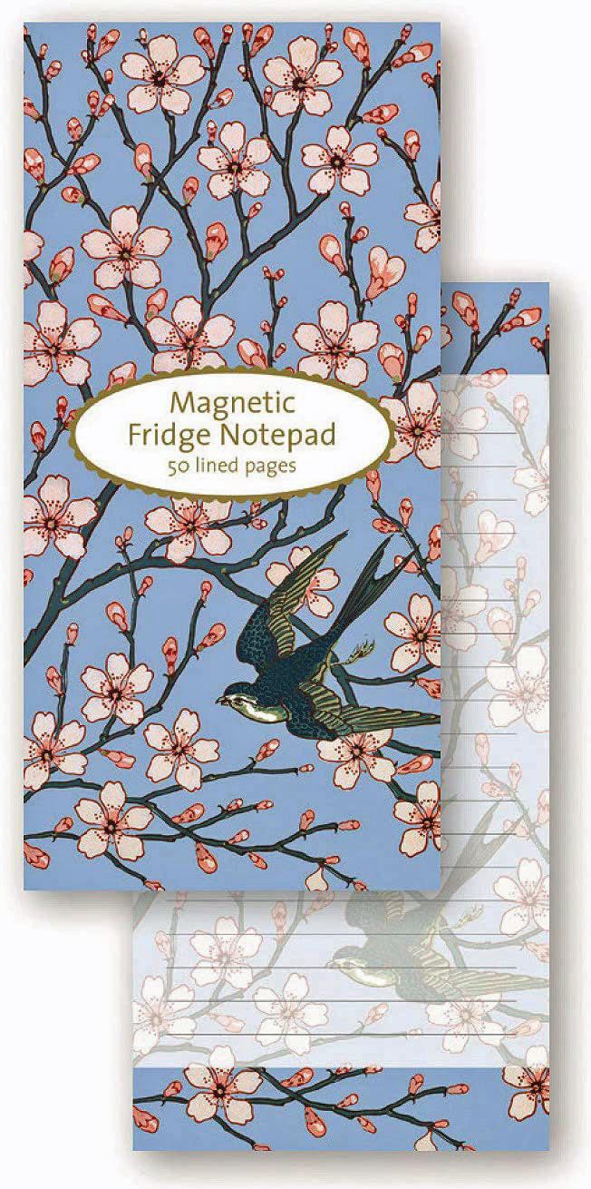 Almond Blossom And Swallow Magnetic Notepad