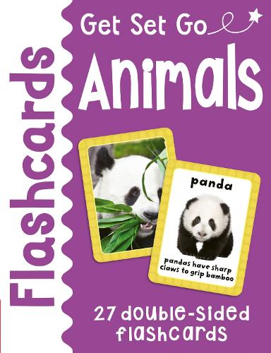 Animals Flashcards: 27 double sided flash cards (Get Set Go)