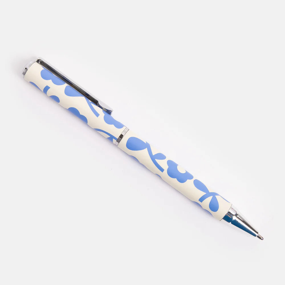 Blue Floral Boxed Pen | Bookazine HK