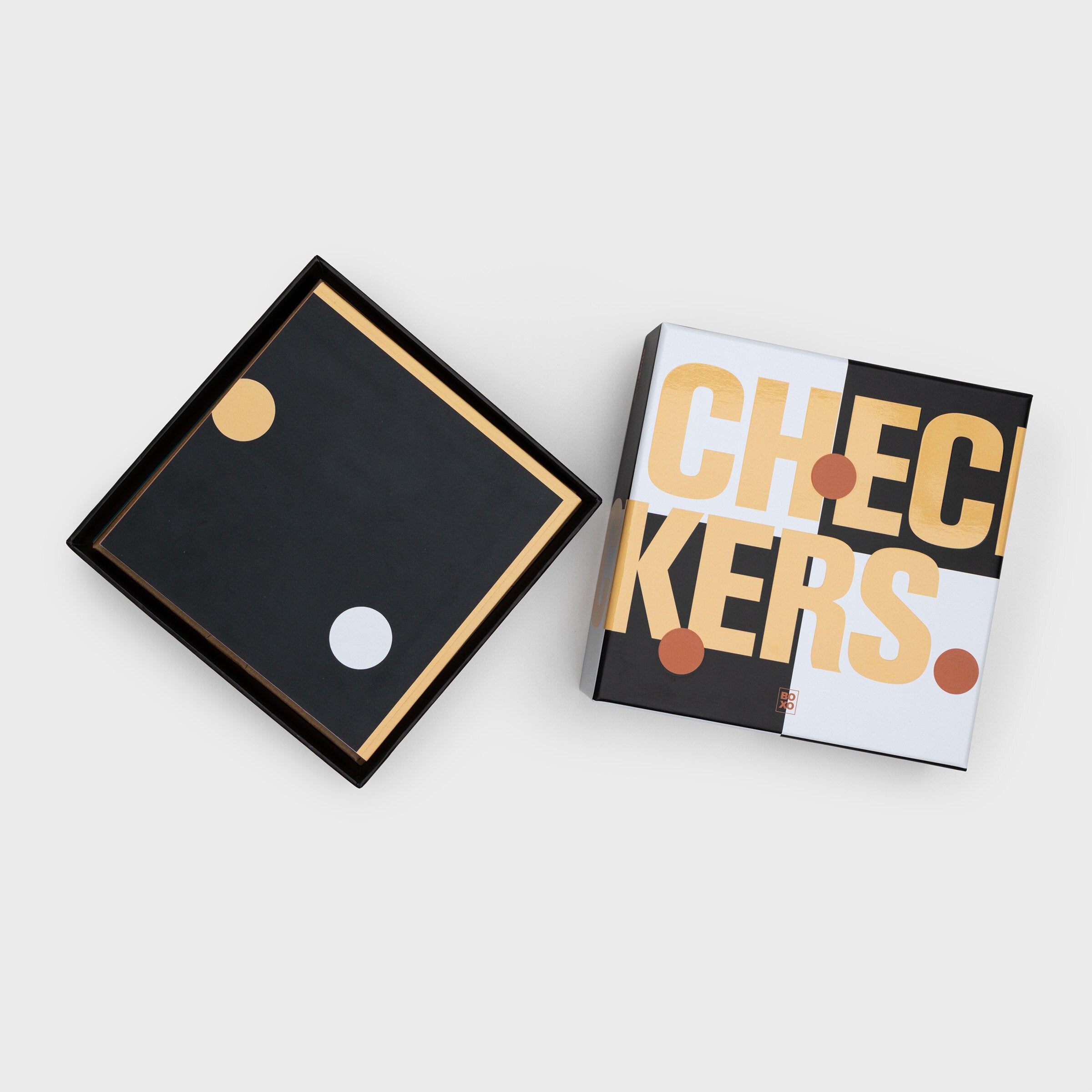 Boxo Checkers Set & Folded Board