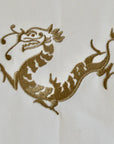 Tea Towel With Golden Dragon