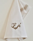 Tea Towel With Golden Dragon