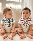 Taxi & Tram Organic Cotton Bandana Bibs 2Pc Set | Bookazine HK