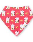 Bibs-LuckyCatRed