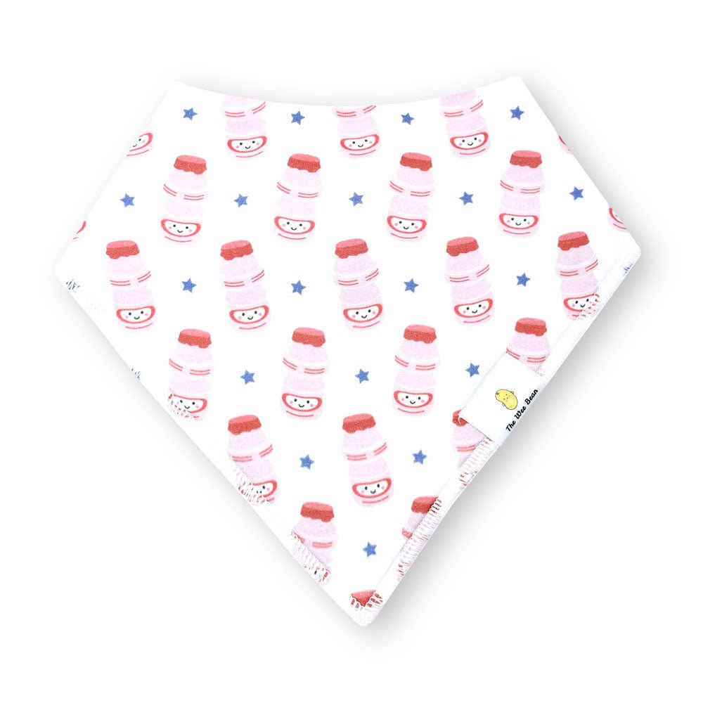 Organic Cotton Bandana Bibs Lemon Tea + Yogurt Drink Set | Bookazine HK