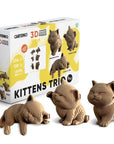 Cartonic 3D Puzzle Kittens Trio
