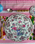 Coloured Antique Chinese Plates Placemat Set Of 6