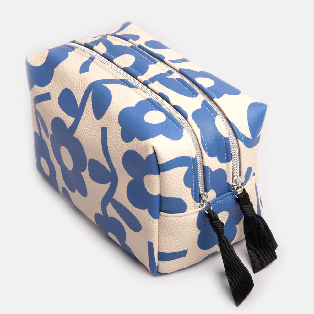 Blue Floral Large Travel Wash Bag | Bookazine HK