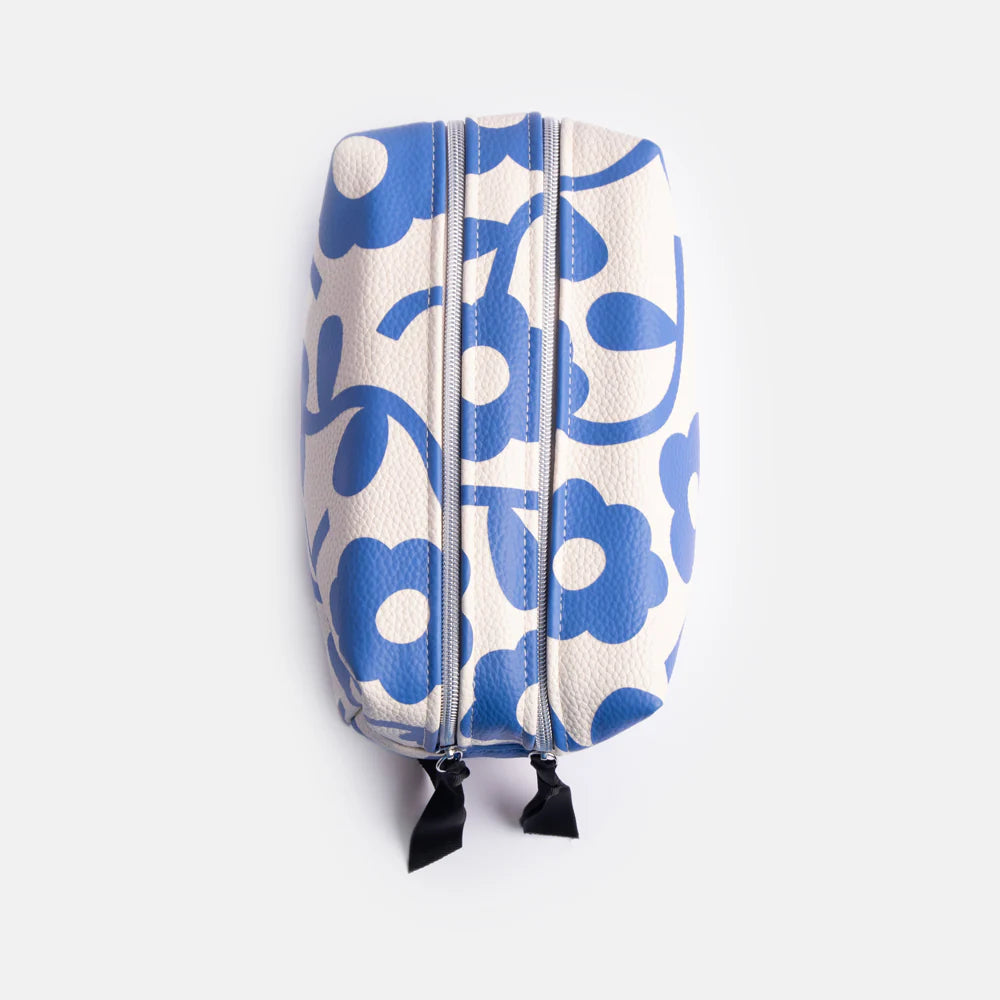 Blue Floral Large Travel Wash Bag | Bookazine HK
