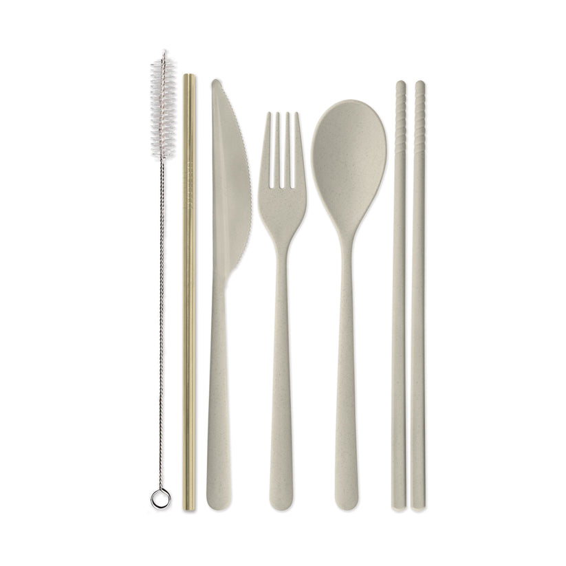 Fork Yeah! Ochre Portable Flatware Set | Bookazine HK