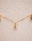 Clear Baguette Drop Necklace | Bookazine HK