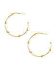Knots of Freedom Hoop Earrings Gold | Bookazine HK