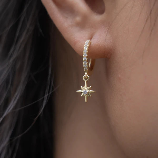 Empowerment Huggie Earrings - Gold