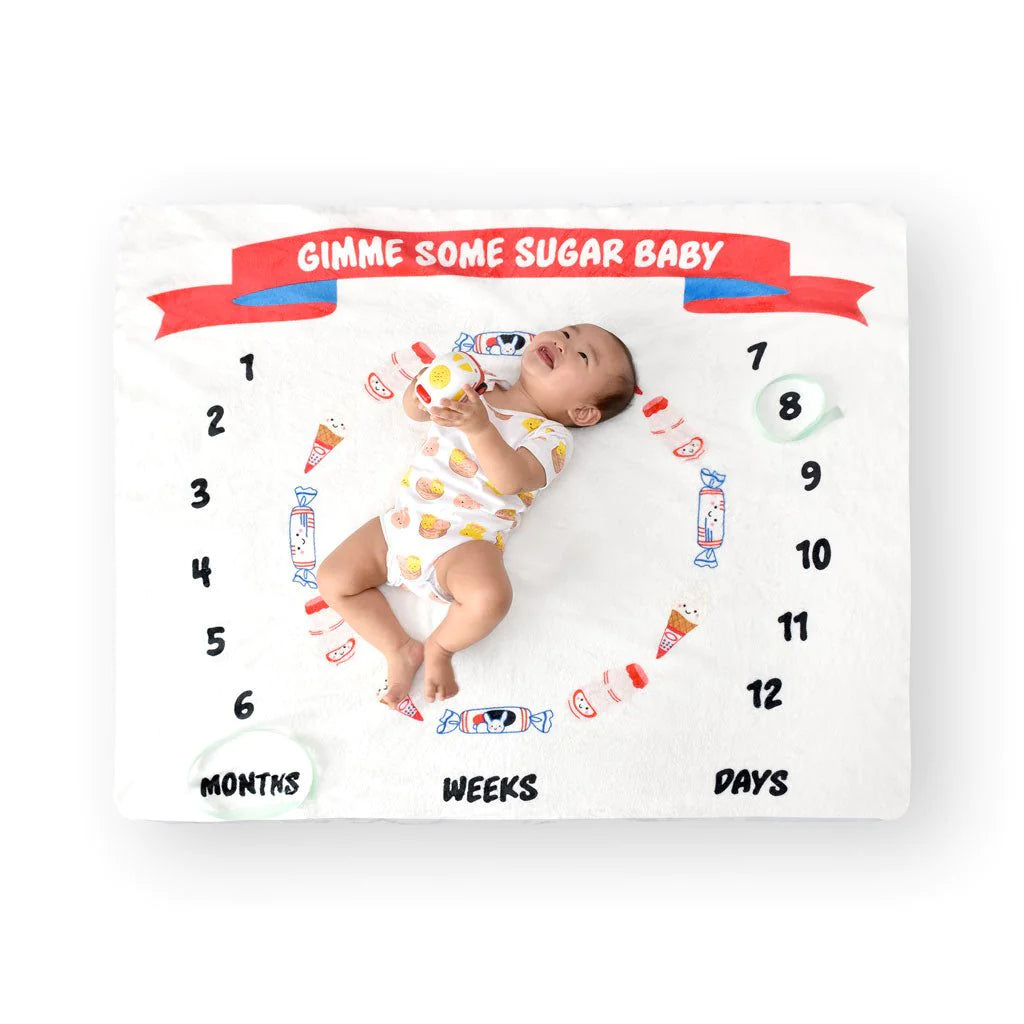 Hong Kong Snacks Milestone Blanket | Bookazine HK