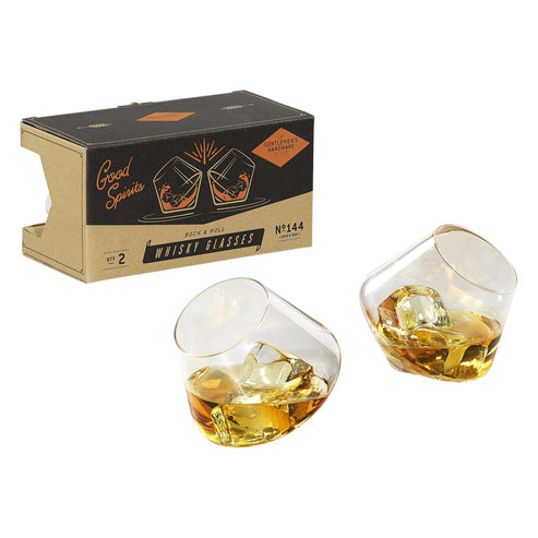 Rocking Whisky Glasses Pack of 2 | Bookazine HK