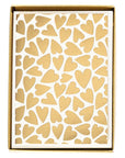 Gold Hearts Boxed Notecards 16Ct | Bookazine HK