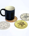 Hong Kong Coins Coasters Set | Bookazine HK