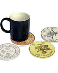 Hong Kong Coins Coasters Set | Bookazine HK