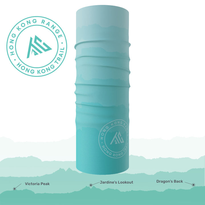 Hong Kong Trails Neck Gaiter Hong Kong Turquoise | Bookazine HK