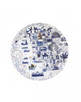 Hong Kong Willow Tea Set Blue & Gold