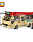 Hong Kong Red Minibus Mini Building Blocks