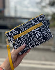 Zipper Pouch - Districts Black