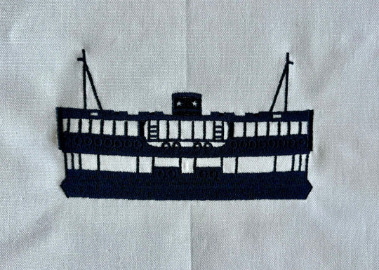 Tea Towel With Blue Star Ferry | Bookazine HK
