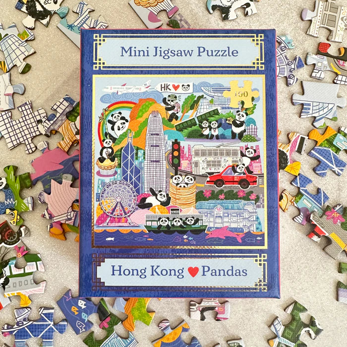 Hong Kong Loves Pandas 100Pcs Mini Puzzle | Bookazine HK