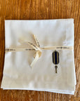 Set of 4 White Napkins With Lanterns | Bookazine HK