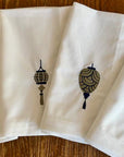 Set of 4 White Napkins With Lanterns | Bookazine HK