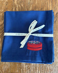 Set of 4 Blue Napkins With Dim Sum | Bookazine HK