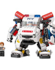 Iron Police(Music Version) Building Blocks Robot