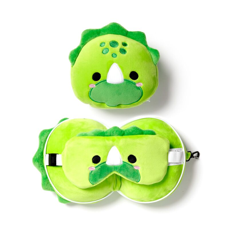 Dino Kids Travel Pillow & Eye Mask | Bookazine HK