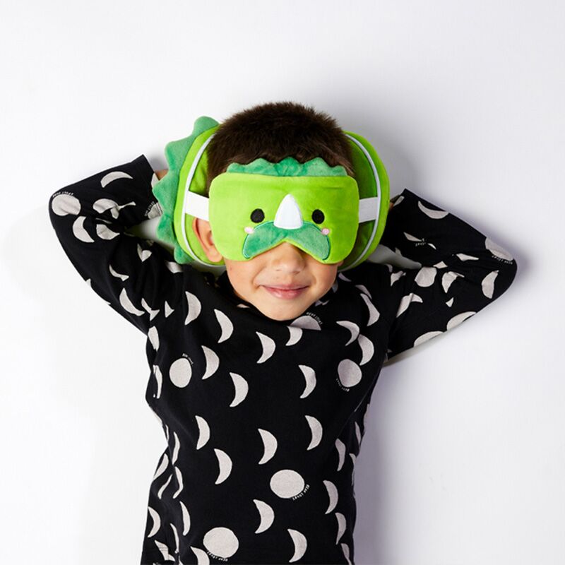 Dino Kids Travel Pillow & Eye Mask | Bookazine HK