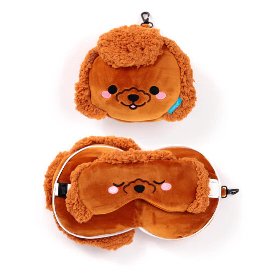 Gigi the Toy Poodle Kids Travel Pillow & Eye Mask | Bookazine HK