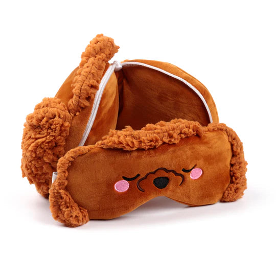 Gigi the Toy Poodle Kids Travel Pillow & Eye Mask | Bookazine HK