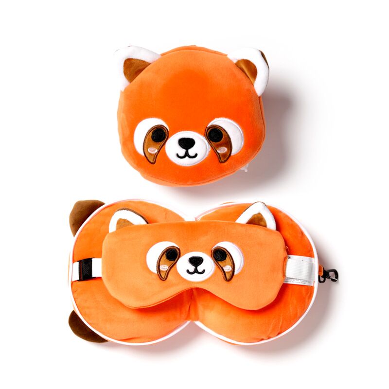 Red Panda Kids Travel Pillow & Eye Mask | Bookazine HK