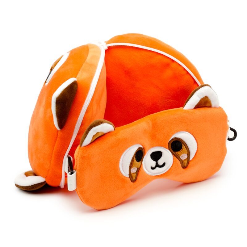 Red Panda Kids Travel Pillow & Eye Mask | Bookazine HK