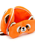 Red Panda Kids Travel Pillow & Eye Mask | Bookazine HK
