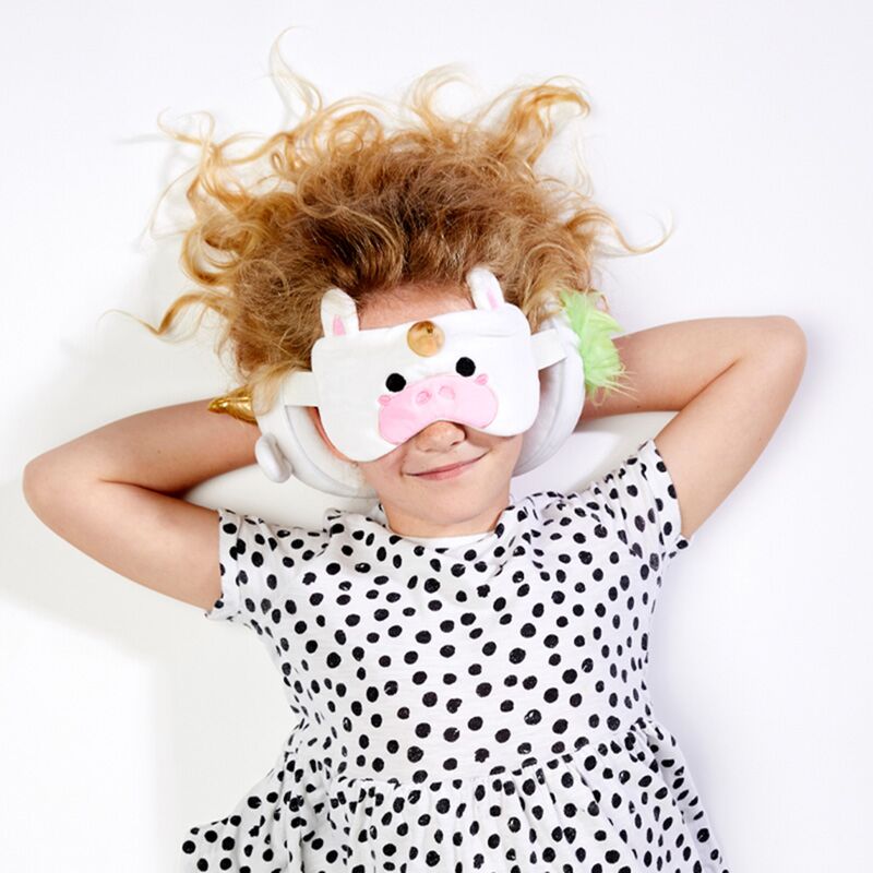 Unicorn Kids Travel Pillow & Eye Mask  | Bookazine HK