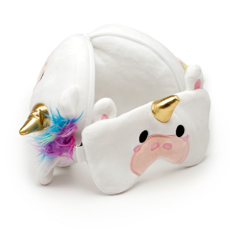 Unicorn Kids Travel Pillow & Eye Mask  | Bookazine HK