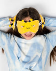 Bee Travel Pillow & Eye Mask