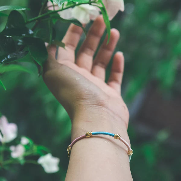 Knots of Freedom Thread-Wrapped Bracelet | Bookazine HK