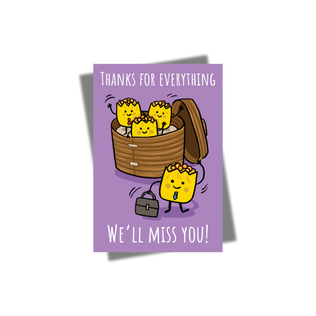 Thanks For Everything A4 Card | Bookazine HK