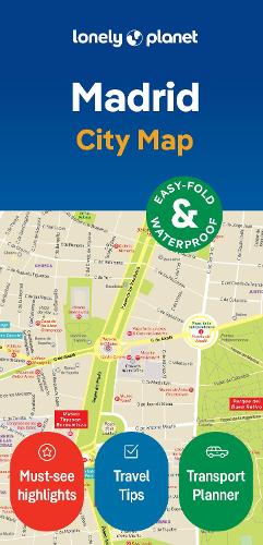 Lonely Planet Madrid City Map